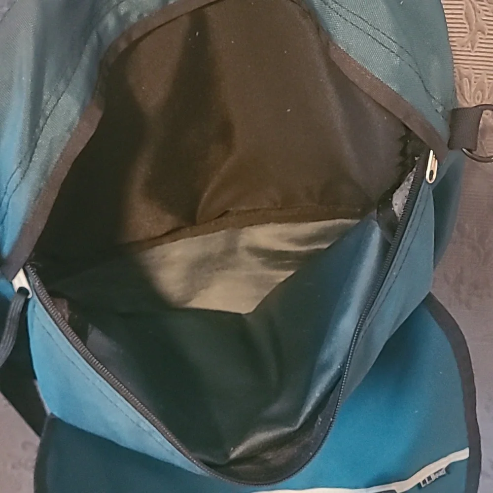 LL Bean Vintage Blue/Green Messenger Bag